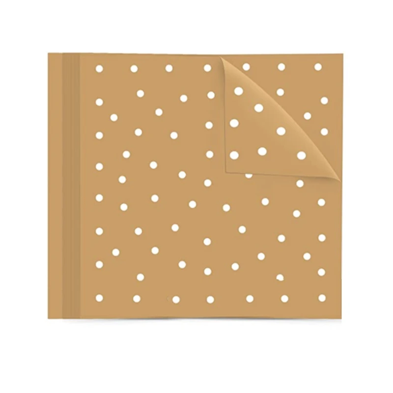 

200 шт., прокладки для духовки, антипригарная неотбеленная прямоугольная пневматическая фритюрница, пергаментная бумага для духовок Ninja Foodi