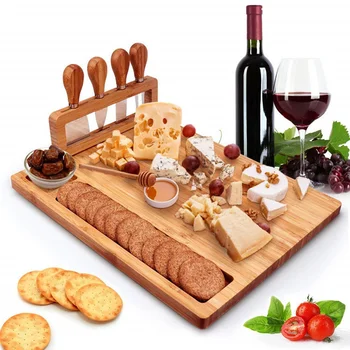 Bamboo Cheese Board Set 1