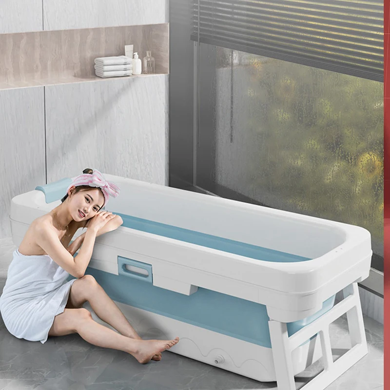 

Large Freestanding Bathtub Sauna Portable Support Folding Adult Bathtub Household Banheira Dobravel Adultabathtub Accesoires
