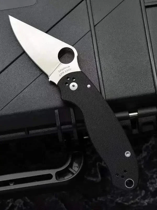 C223 PARA 3 Ball Bearing Carbon Fiber a Folding Knife Outdoor Camping Hunting Pocket Kitchen EDC Knife 5