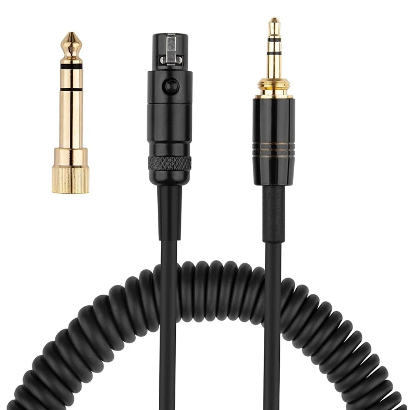 

Mini 3-Pin Replacement Spring Cable Extension Cord for AKG K141 K171 K175 K181 K240 K240S K271 K271s MKII Headphone 40JB