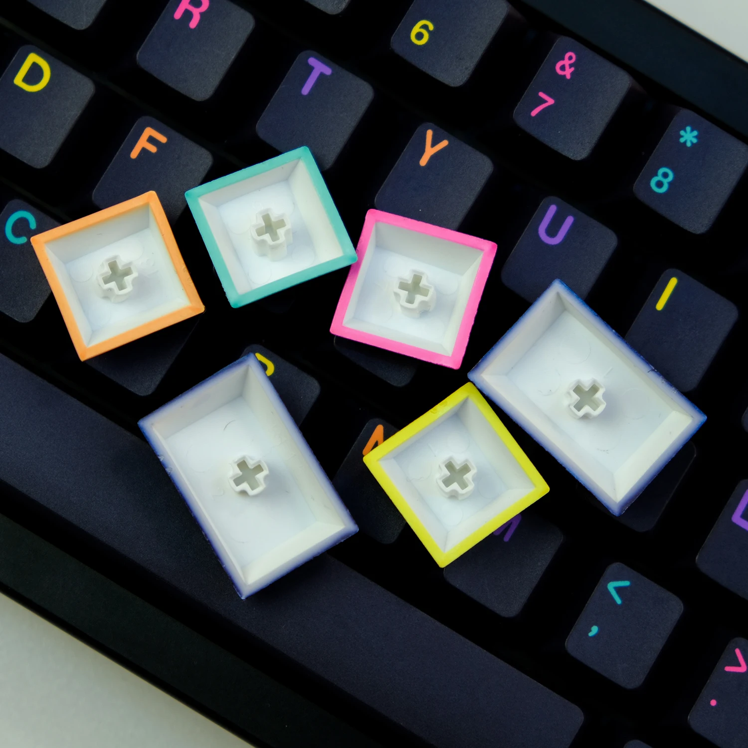 Chaves Inglês Gmk Mictlán Perfil Keycaps Cereja Keycap Teclado Mecânico Pbt Dye Sublimation para mx Switch com Iso Inserir 169 - Imagem 5