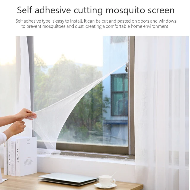 Anti Fly Mosquito Net Window Screen Mesh Adhesive Mosquito Insect Flying Bug Net Curtains Kitchen Windows Home Fine Protector 2