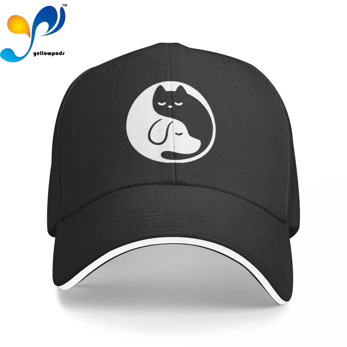 

Cat And Dog Trucker Cap Snapback Hat for Men Baseball Mens Hats Caps for Logo