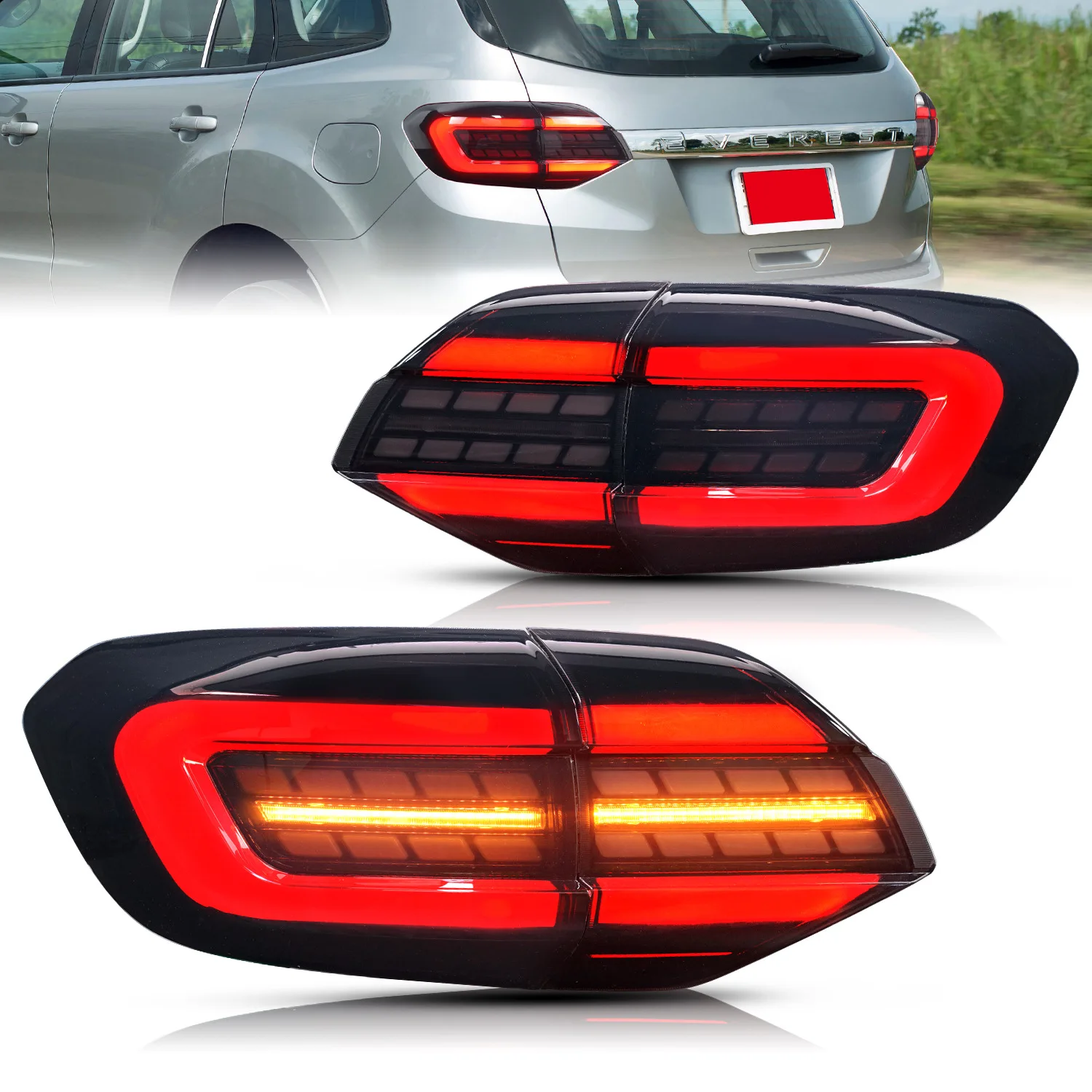 

LED TailLight For Ford Everest 2016 -2020 Turn Signal Reversing Lamp Auto Parts