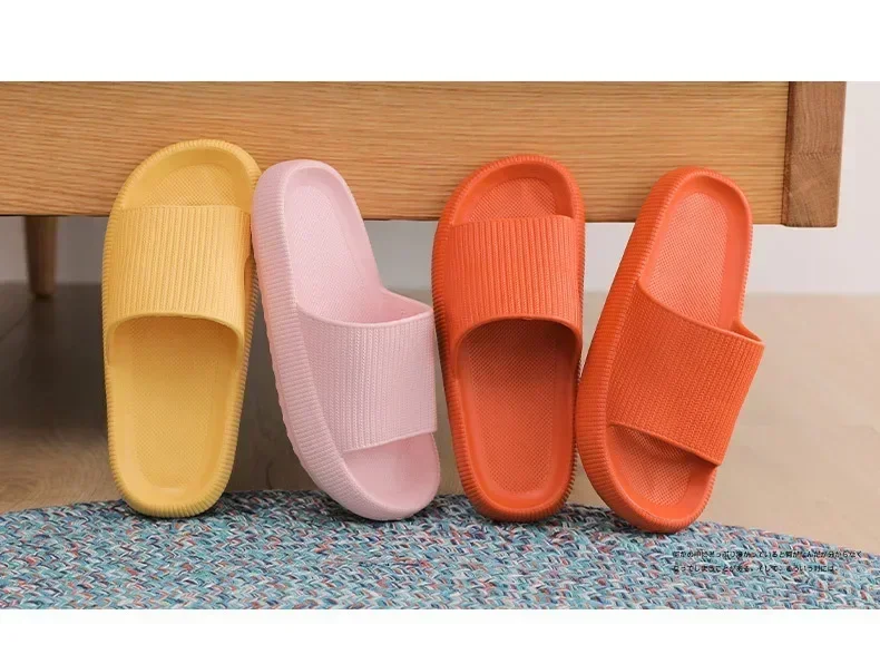 Dicksohlige Hausschuhe, Indoor-EVA-Sandalen mit weicher Sohle, rutschfeste Strandpantoffeln, extra weiche Hausschuhe, hohe Qualität – Detail 32