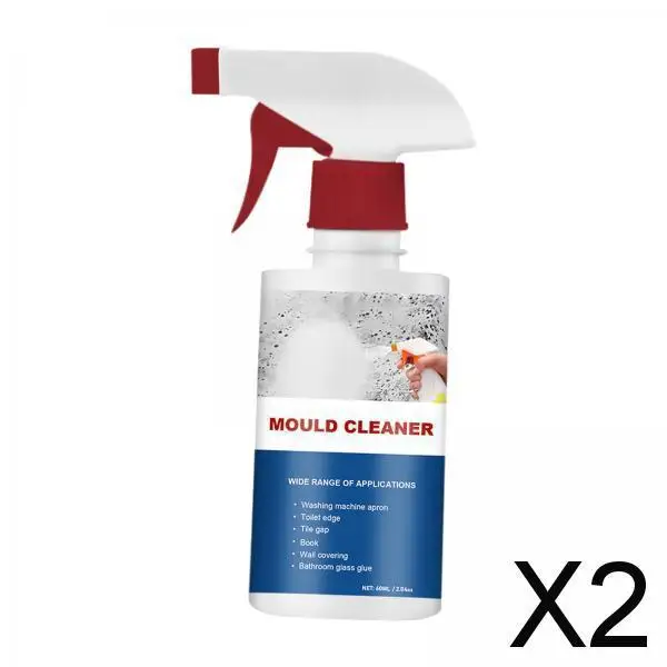 

2X Home Mildew Stain Remover Gel Grout Cleaner Gel for Refrigerator Strips Bath