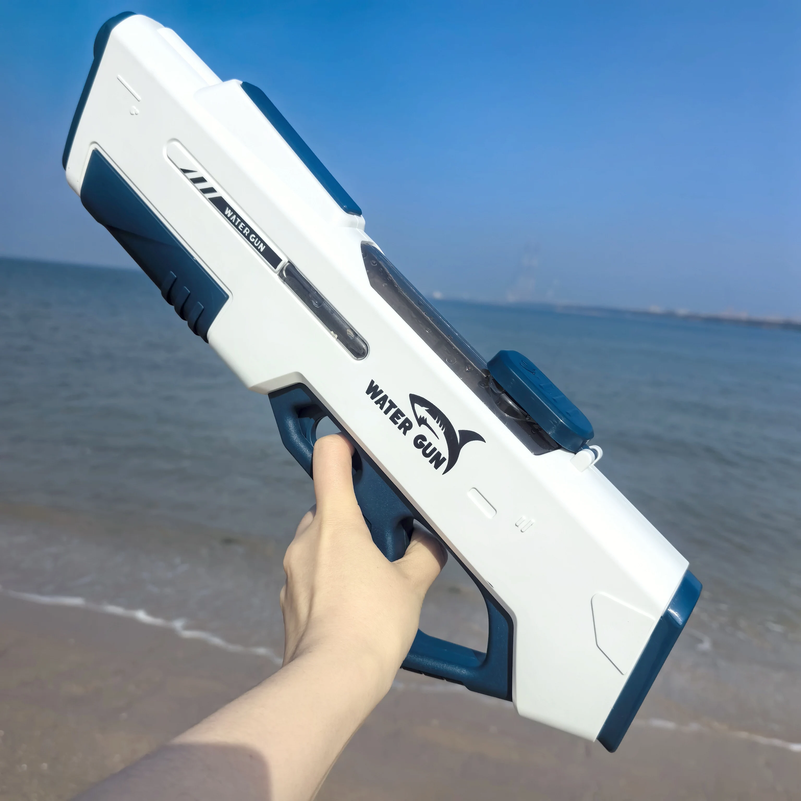 Outdoor Water Gun Toy Children Automatic Water Absorption Electric Gun Toys Hand Self-integration High-pressure