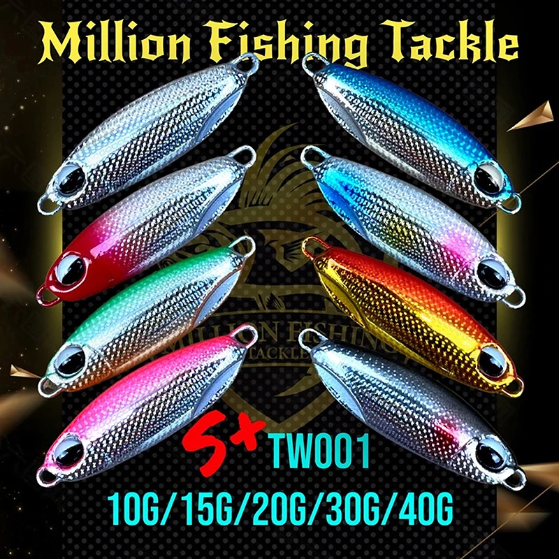 

Fishing Lure Metal Jig Fish Hook 10g 15g 20g 25g Duo Shore Casting Swimbait Spoon Artificial Bait Laser Lake Ocean Tackle Set