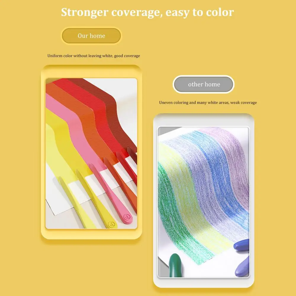 Pack Of 18 Art Supply Childs Plastic Crayons With Box - 1 Piece