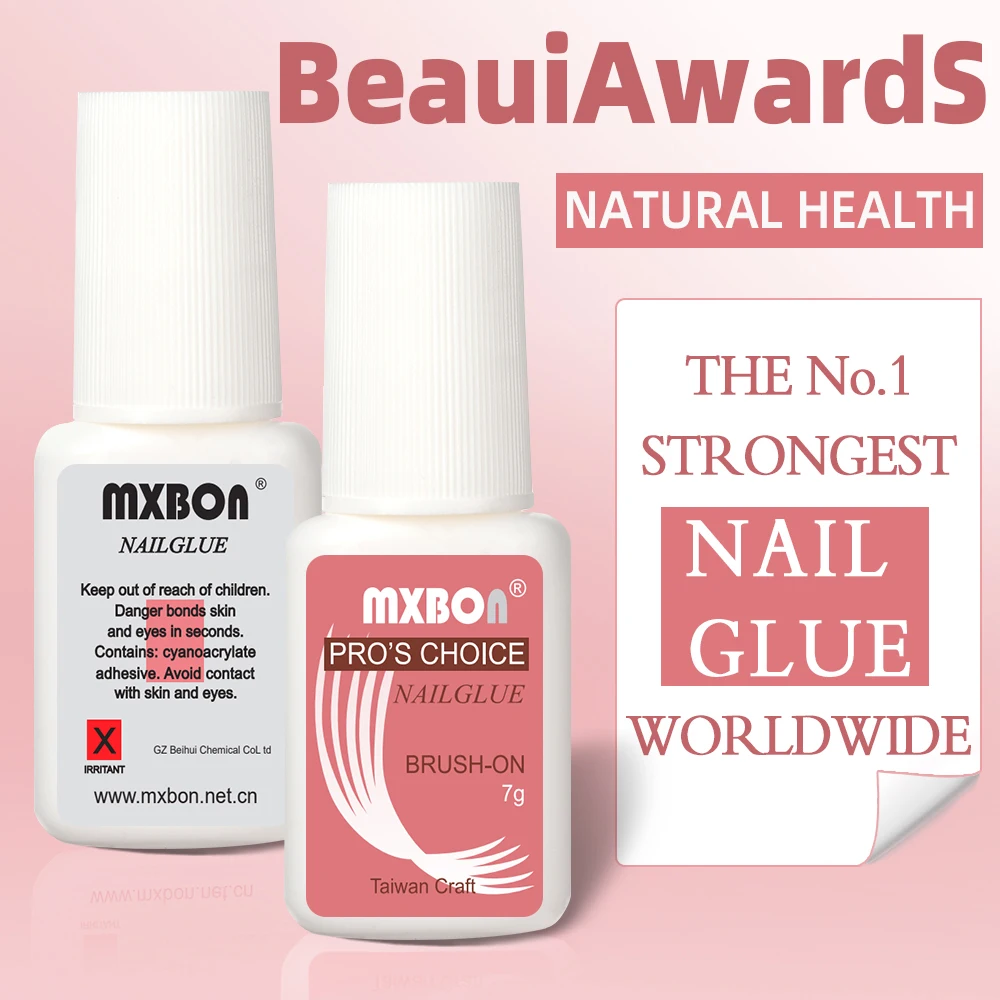1Bottle Quick Dry Nail Glue 7/8g False Super-Strong Nail &Nail Rhinestones Glue With Brush Professional Acrylic Manicure Glue #* 3