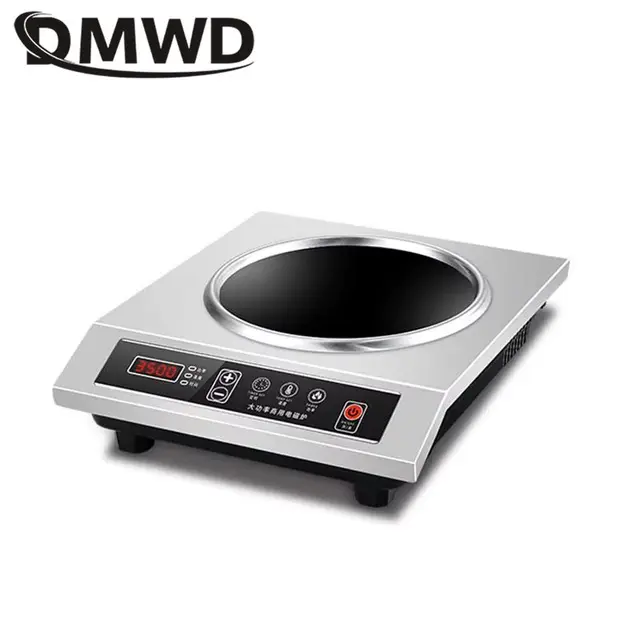 Intelligent Concave induction cooker 8-gears power adjust Temperature Controlable Kitchen Cooktop 2.8KW High-Power Commercial EU 1