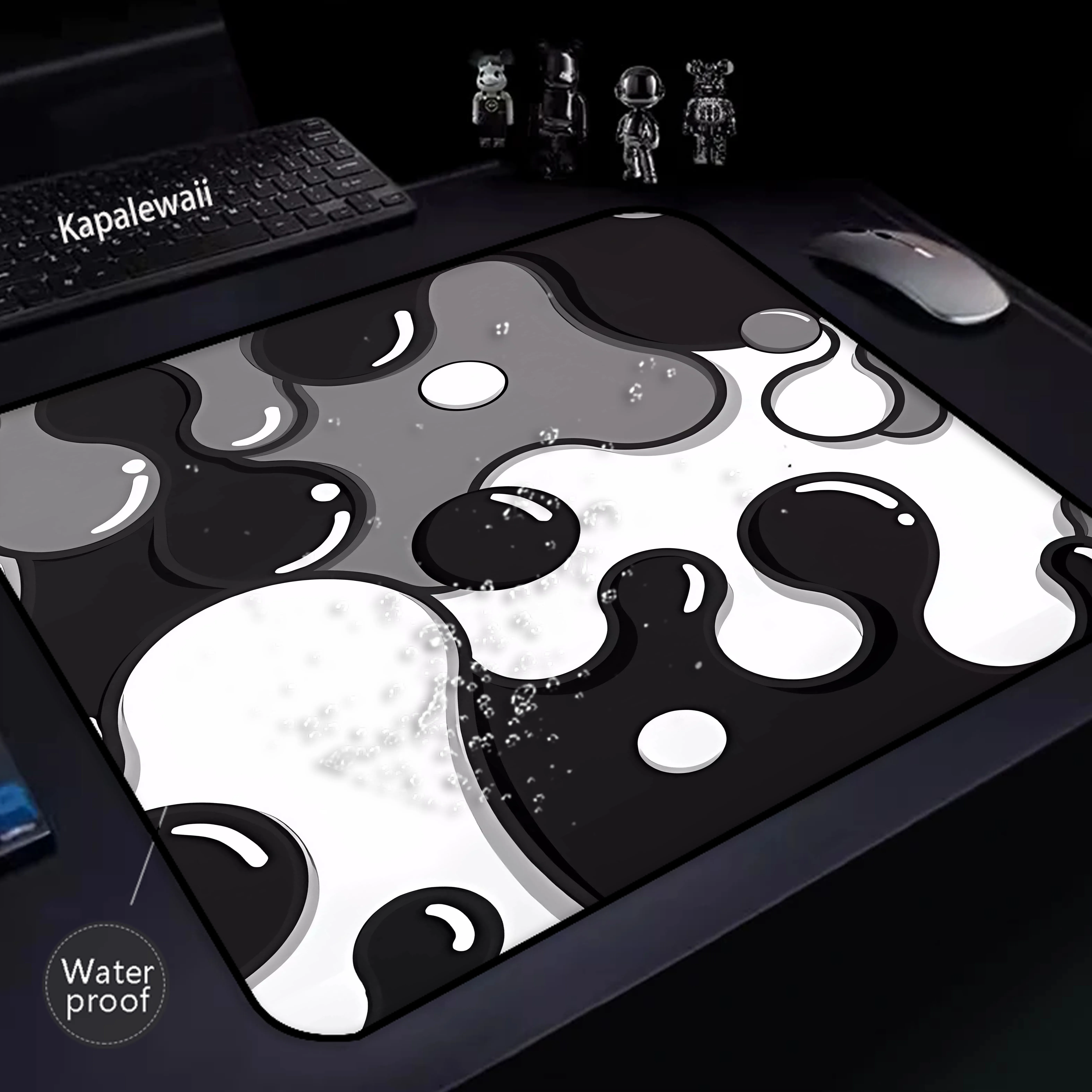 

Strata Liquid Mouse Mats 100% Waterproof Mouse Pad Gaming Mousepads Gamer Rubber Mousepad HD Print Desk Pads Keyboard Mouse Mats
