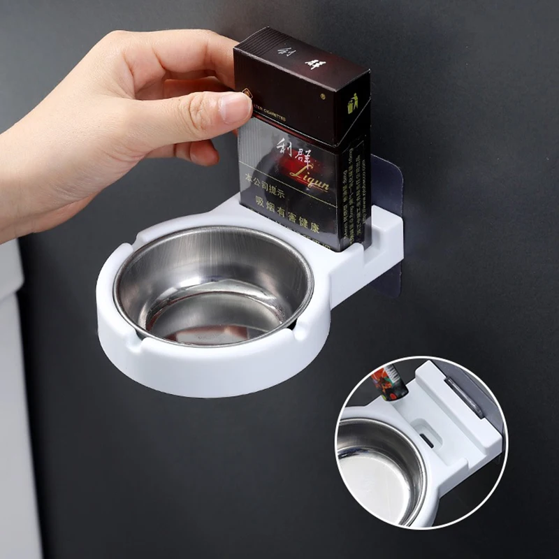 Portable Ashtray Stainless Steel Pocket Smoke Holder