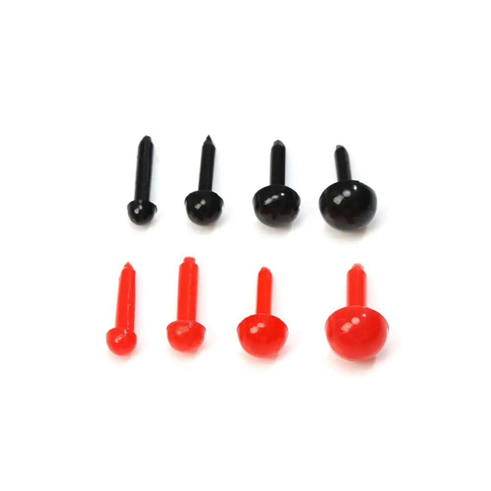 100 teile/beutel Mini 3mm/4mm/5mm/6mm Sicherheit Runde Nase Augen Tiere nasen Zubehör Augen Sicherheit Oval Nase Gefüllte Puppe Augen – Detail 5