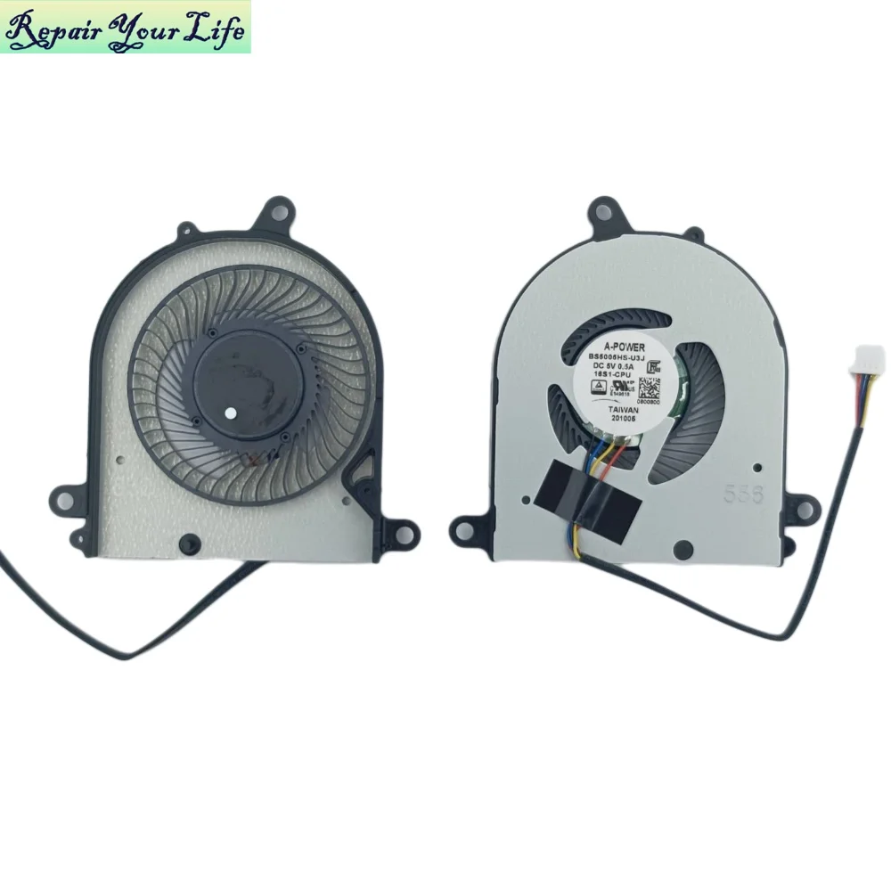 Fãs de Refrigeração para Laptop Cpu Refrigerador Gpu Ventilador do Radiador Msi Moderno 15 A10rbs A10rb Ms1551 A10ras A10ra Bs5005hs U3i U3j 16s1 Novo