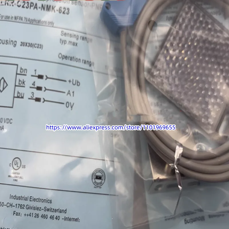

new mirror reflective photoelectric switch LRR-C23PA-NMK-603 LRR-M18PA-NMK-603