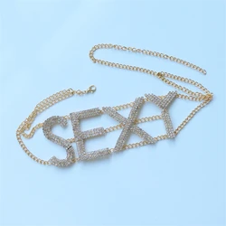 Customized Shining SEXY Letter Necklace - Romantic Party Clavicle Chain Accessories (Gold - color)