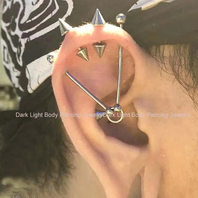 ピアス #14 目玉ボール付き舌ピアスバーベル14G(BS87-14G-SS) | 4ages