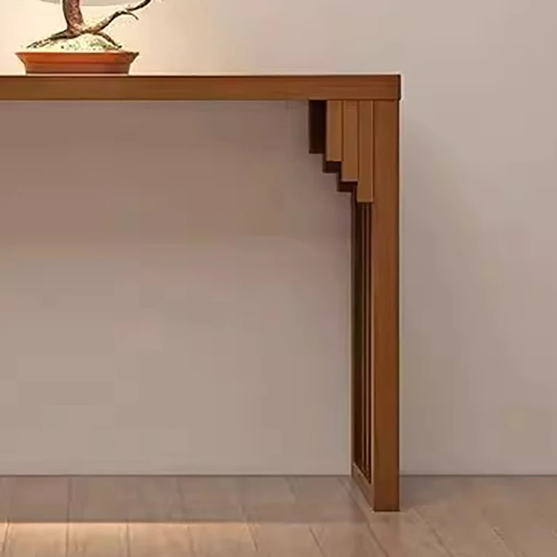 Consolle cinese vintage Tavolo consolle rustico estetico premium di metà secolo Mobili classici stretti Mesa Salón Centro - immagine 4