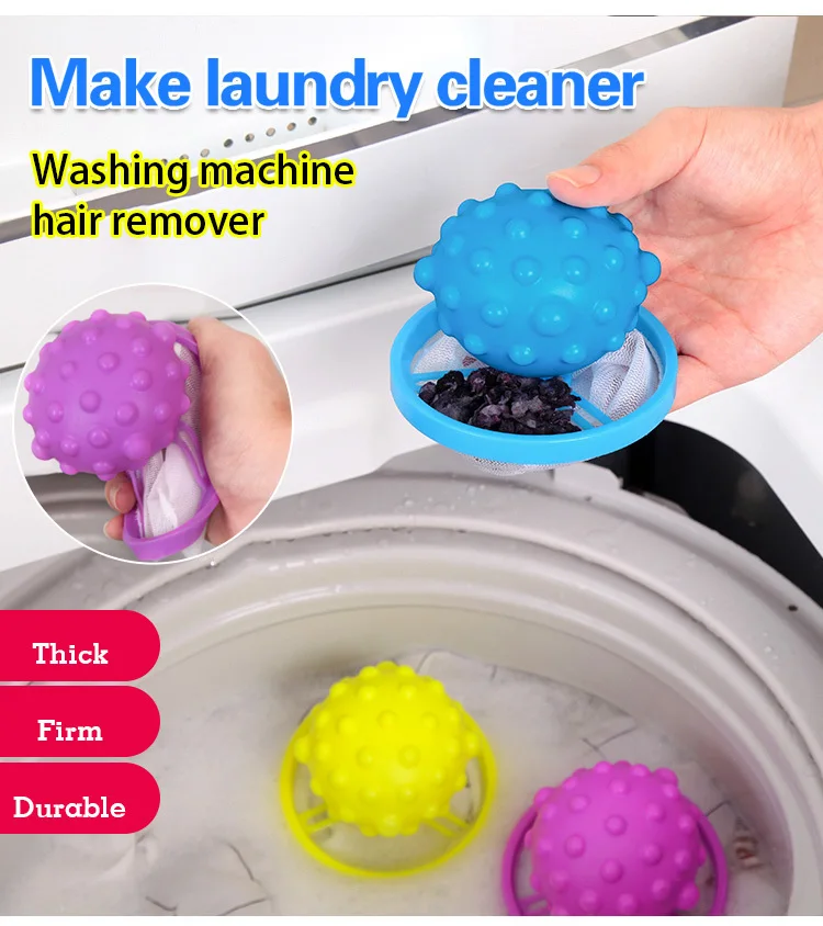 Description Picture 5 of itemLaundry Balls Washing Machine Floating Filter Bags Lint Filter Lint Remover Cleaning Stain Removal Laundry Balls Clothes