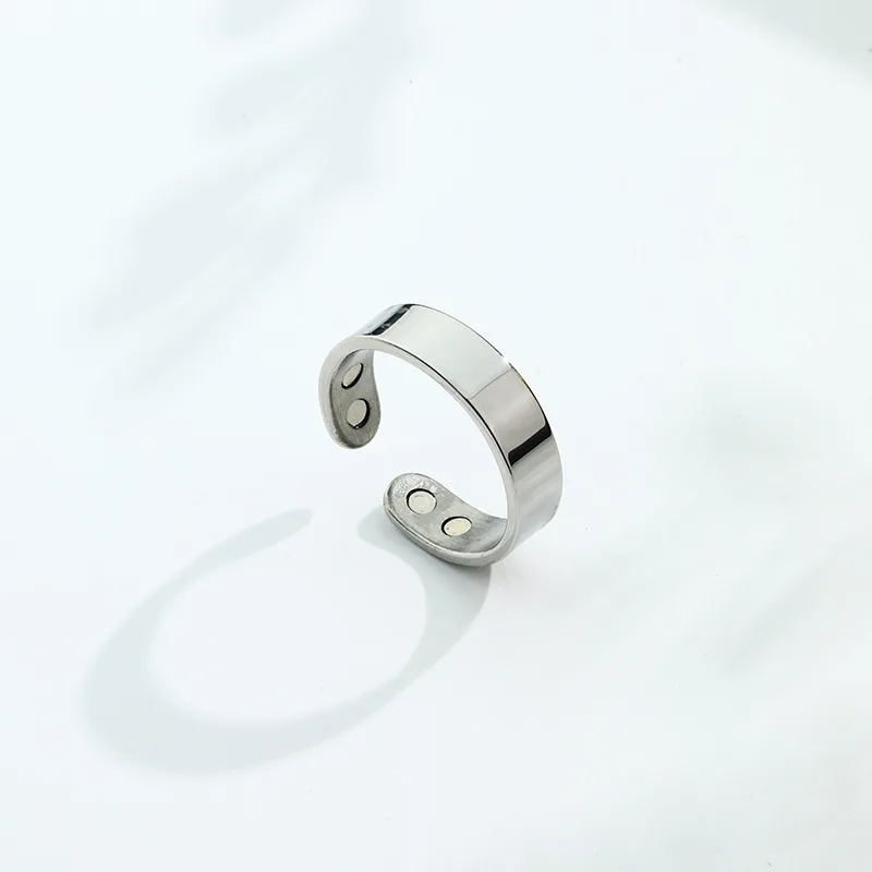 Ultra Strength Magnetic Therapy Ring - Stainless Steel Copper Anti-Snoring Solution