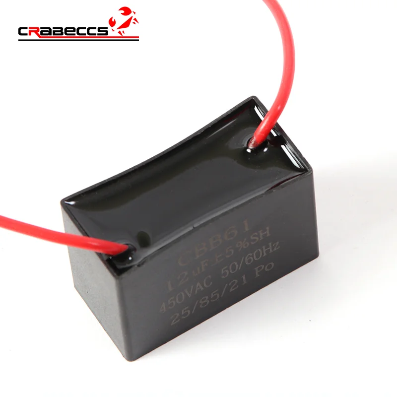 CBB61 Capacitor 450V 0.8UF-25UF Start Capacitance AC Fan Capacitor 1UF/1.2UF/1.5UF/1.8UF/2UF/2.2UF/2.5UF/3UF/3.5UF/4UF/5UF/20UF