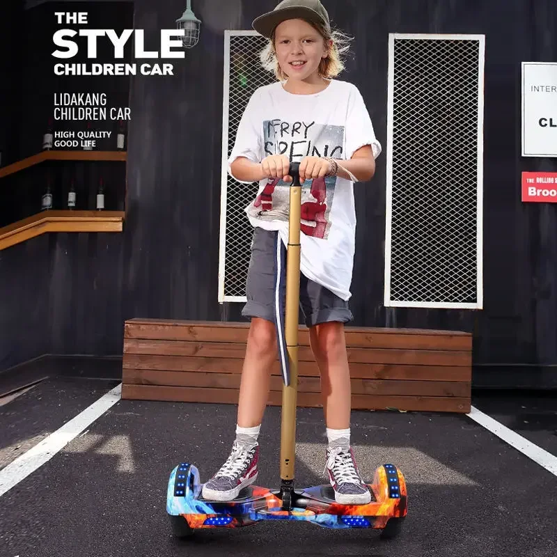 10inch Kids Hoverboard Handle Electr Cheap Price Self-balancing Electric Scooters Hover Board With Bluetooth Music