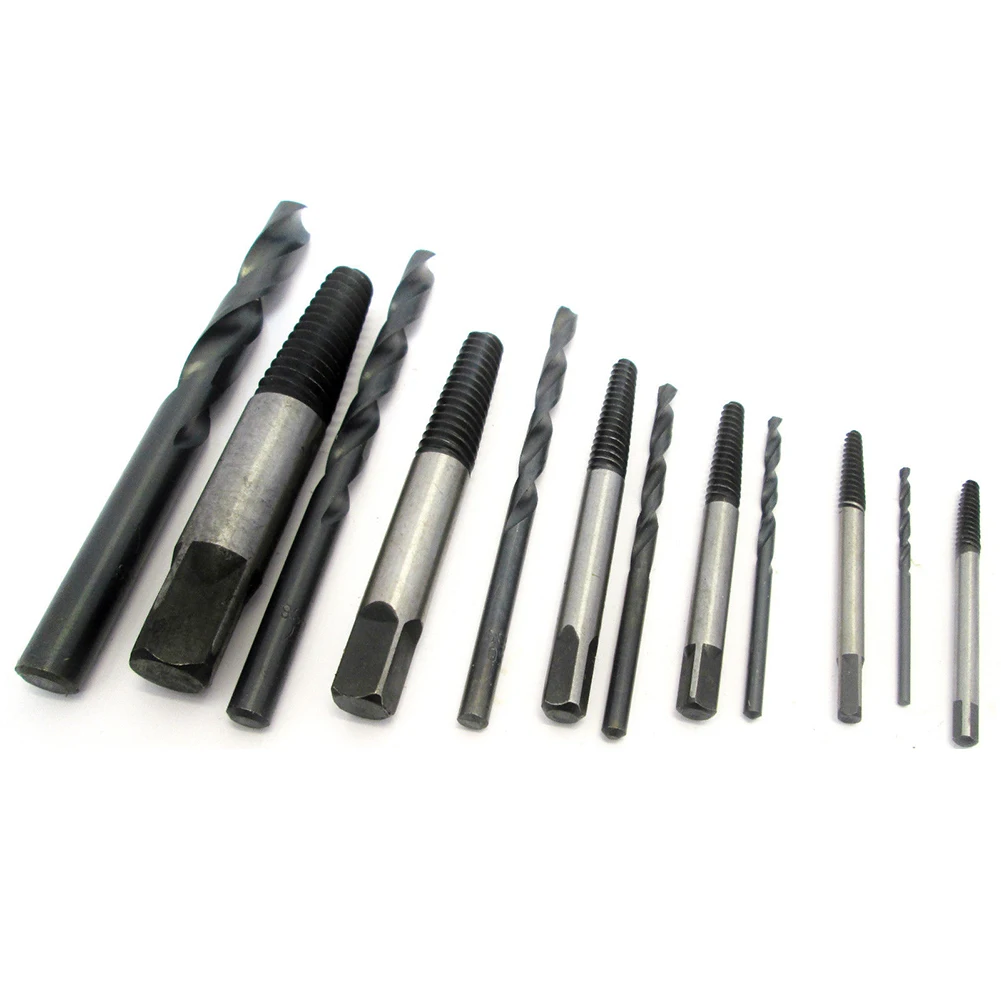 12pcs HSS Drill Bits Durable 3 25mm Easy Out Practical Assorted With