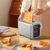 ONSON New Style 2-Slice Stainless Steel Electronic Toaster Manual Bread Sandwich Toaster with Automatic Feature 4