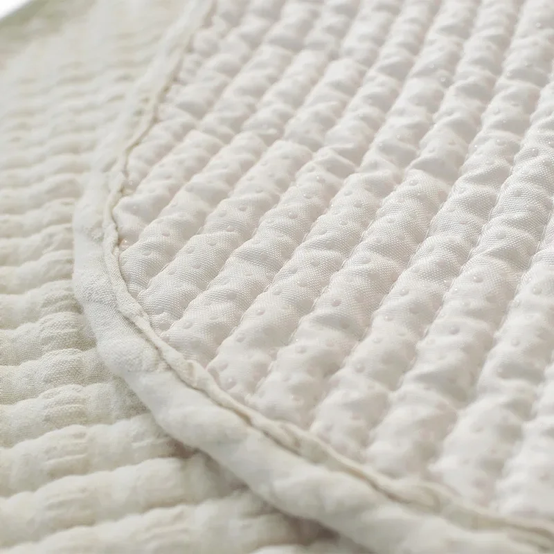 Pure Cotton Thin Stool Butt Cushion Breathable Dining Table Anti-slip Chair Cushion New Pure Cotton Seat Cushion for All Seasons 4