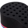 Oval Double Sides Magic twist hair brush sponge,Sponge Brush for Natural,afro coil wave dread sponge brushes Hair Curler 5