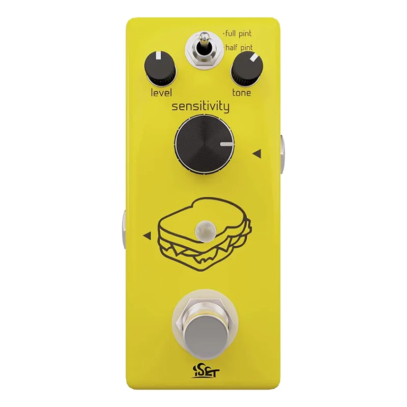 ISET Compressor Guitar Pedal Sandwich Comp for Electric Guitar Bass