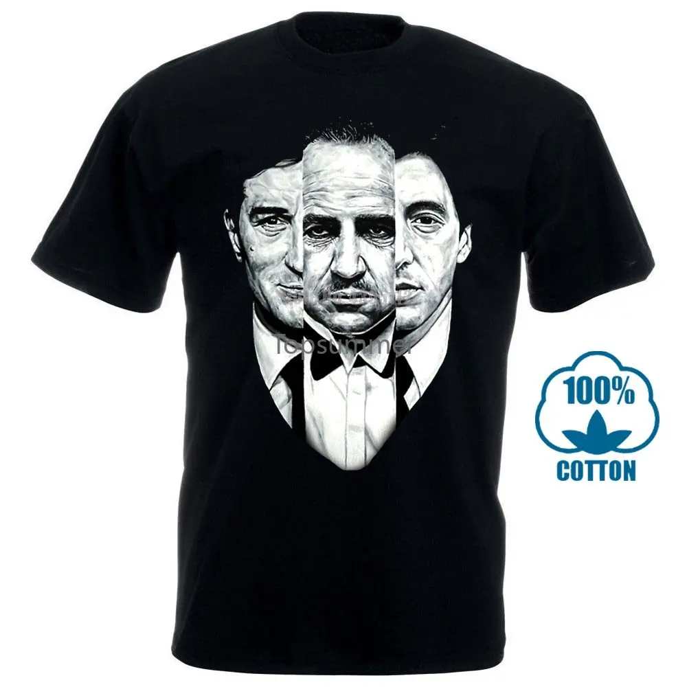 

Godfather Trilogy T Shirt Mafia Film Movie Gangster Italy Italian