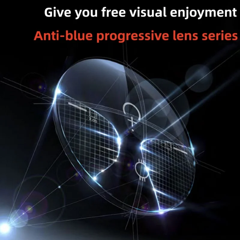 1.56 1.61 1.67 1.74 HMC Anti-reflection Aspherical Anti Blue Light Reading Progressive Multi-focus Optical Glasses Lens