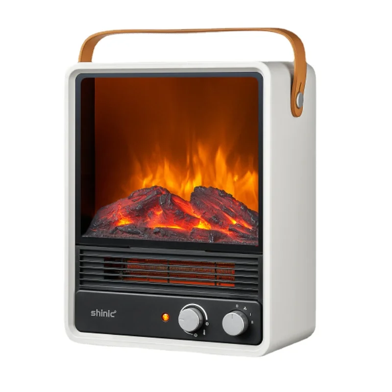 3D High Simulation Flame Heater Home Bedroom Portable Multi-level  Adjustable Electric Fireplace Mobile Small Electric Warmer - AliExpress