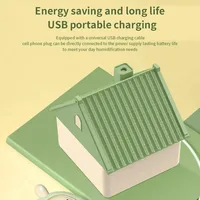 Humidificateur de Table USB, petit diffuseur de brume avec veilleuse LED et élément filtrant haute densité, silencieux, pour chambre à coucher 5