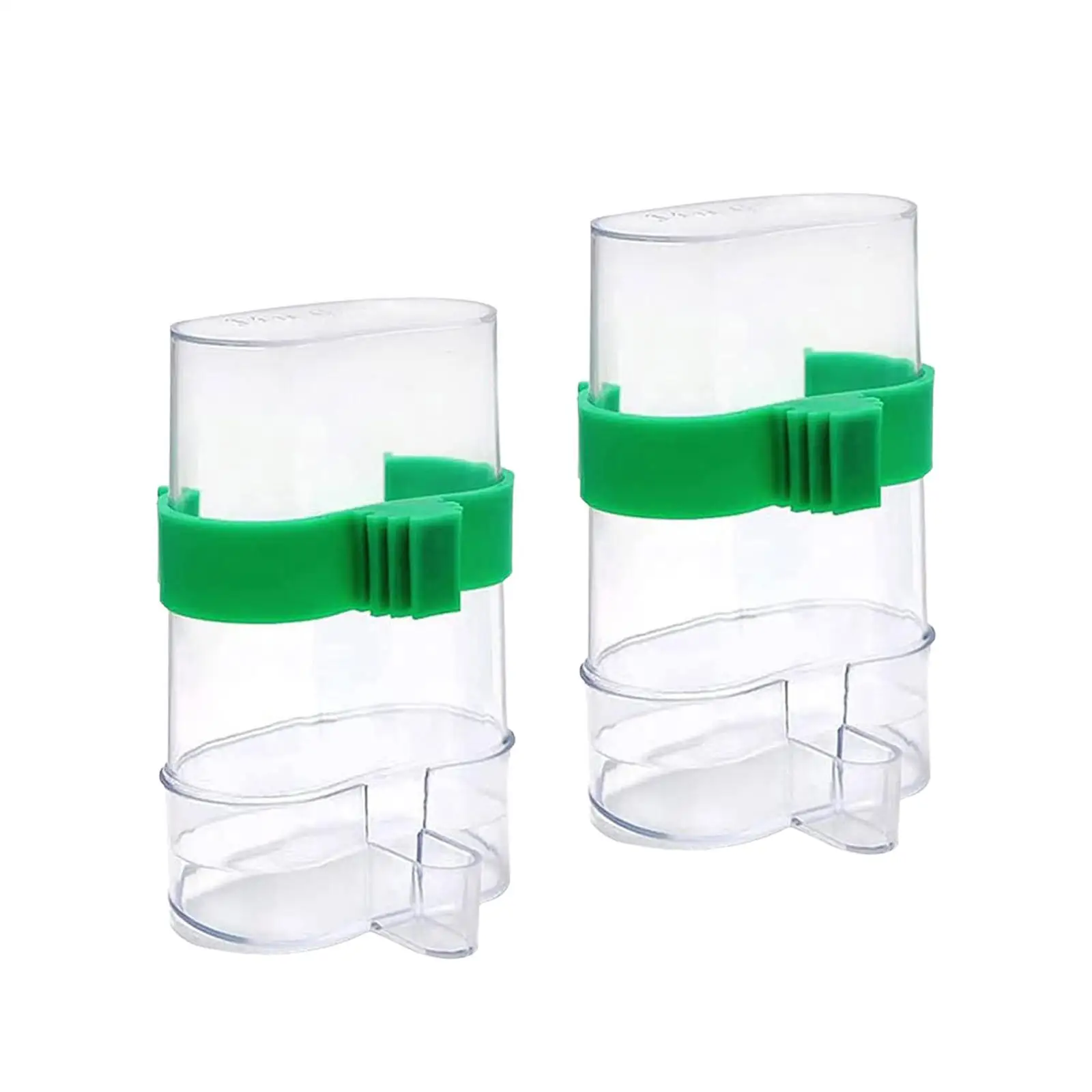 2 Pieces Automatic Bird Water Dispenser Parakeet Waterer for Budgies Finch