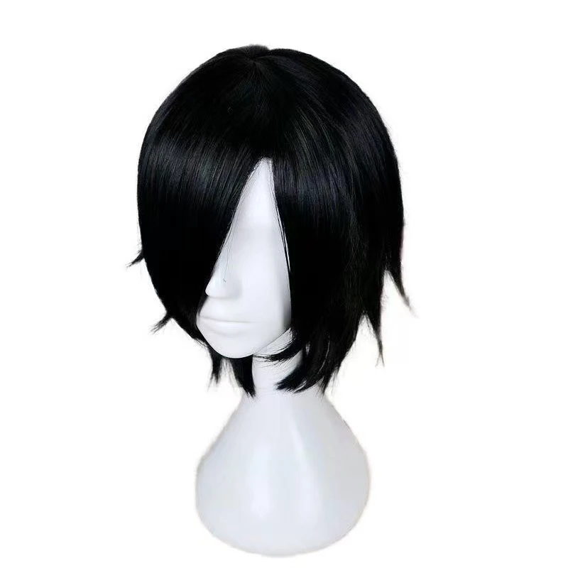 Boruto Sasuke Uchiha Short Straight Wig Cosplay