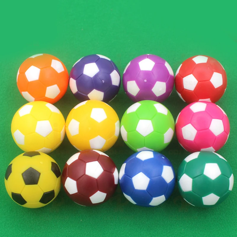 Bola de futebol de mesa de futebol de resina de 2 pces jogos internos  futebol fussball 36mm jogos de futebol de mesa - AliExpress