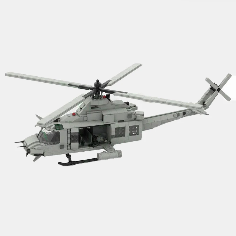 

Новинка 1070 шт. WW2 военный MOC Bell UH-1Y Venom вертолет termodeldiy креативные идеи высокотехнологичные детские игрушки подарок истребитель самолёт блоки