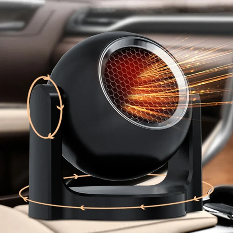 Ventilatore Riscaldatore Auto 12V 120W - Sbrinatore Parabrezza Anti-Appannamento Per Inverno - Foto 4