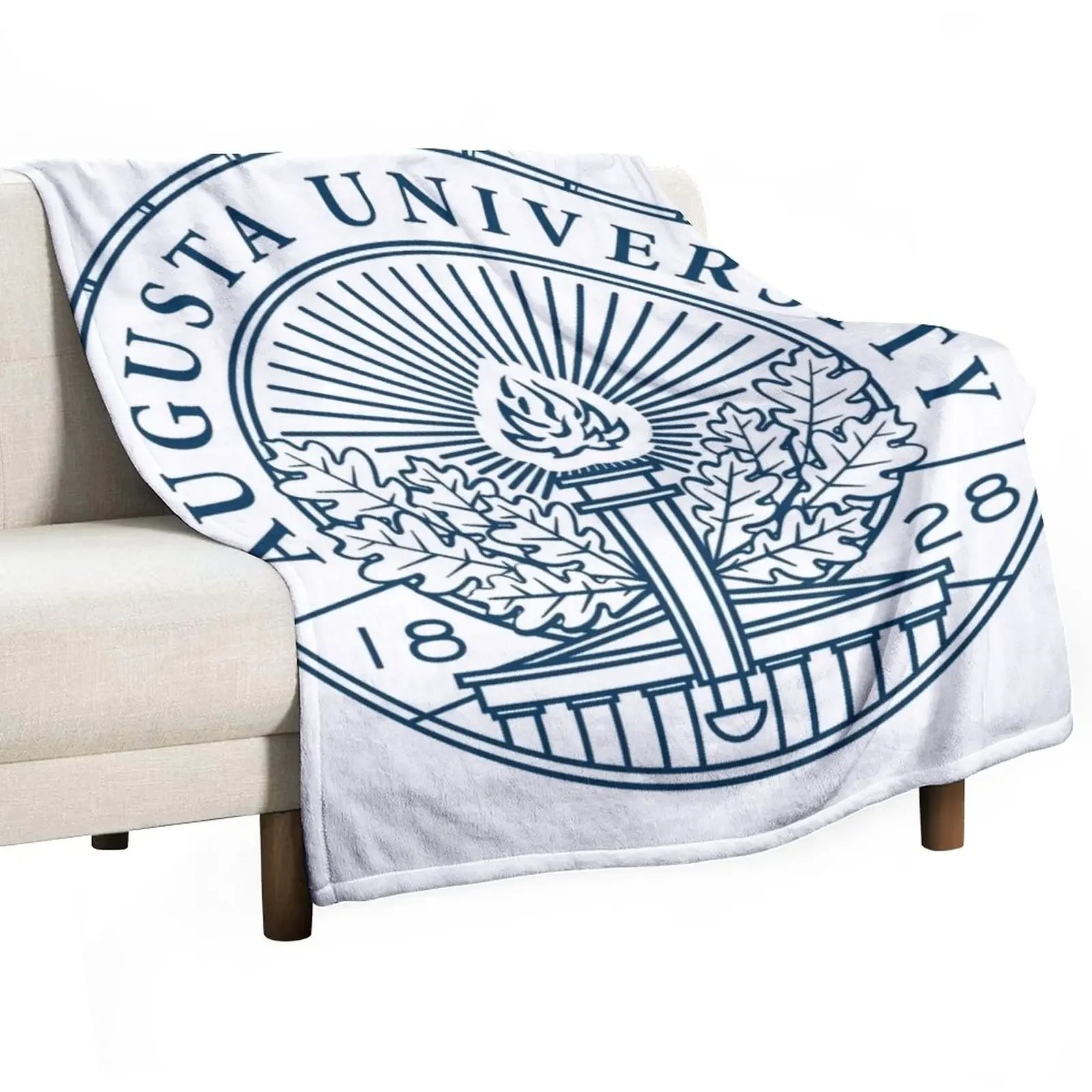 

Augusta University seal Throw Blanket Plush Polar Blankets