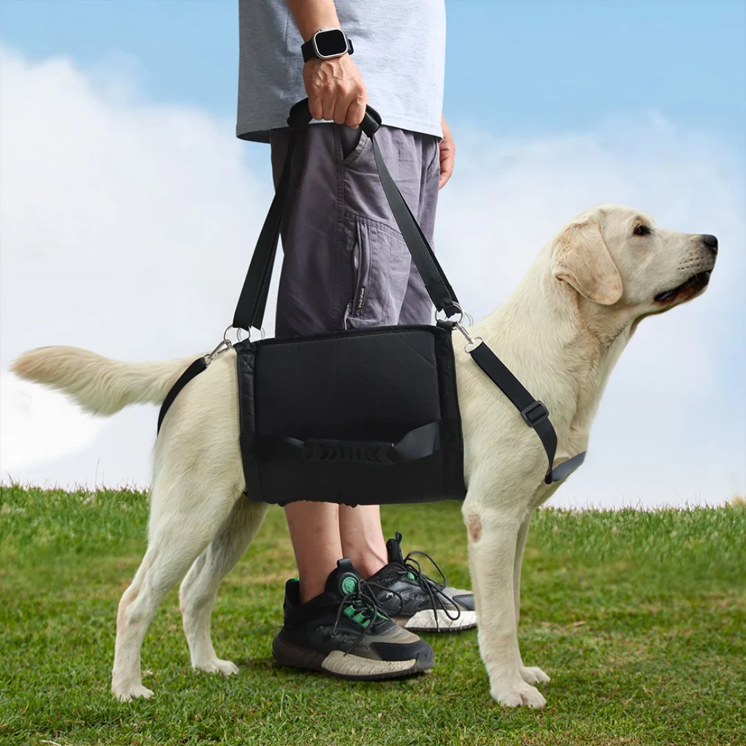 4359-7c94ca.jpg Pet Rehabilitation Chest Strap Adjustable Traction Rope New Dog Outdoor Travel Auxiliary Chest Strap