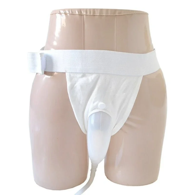 Older Elderly Men Woman Silicone Urine collector Bag Adults A stroke Urinary incontinence Urinal with Catheter Toilet
