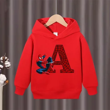 Marvels SpiderMans Children Hoodies Boys Sweatshirt Back To School Anime Winter Oversized Sportswear Clothes Kids Birthday Gifts 1