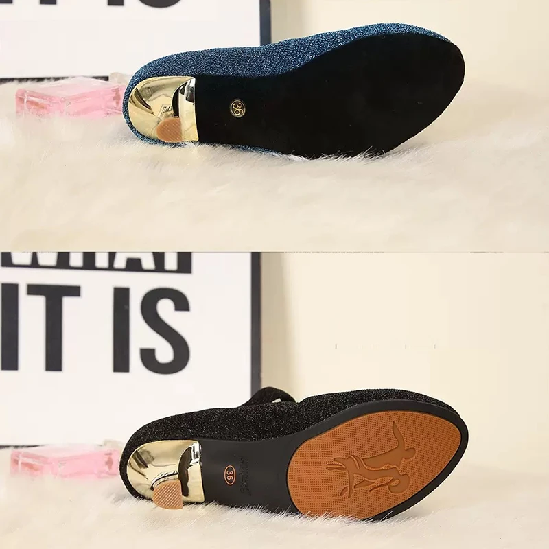 Latin dance shoes adult women gold heels ballroom dancing shoes modern sneakers Shiny comfortable dance shoes