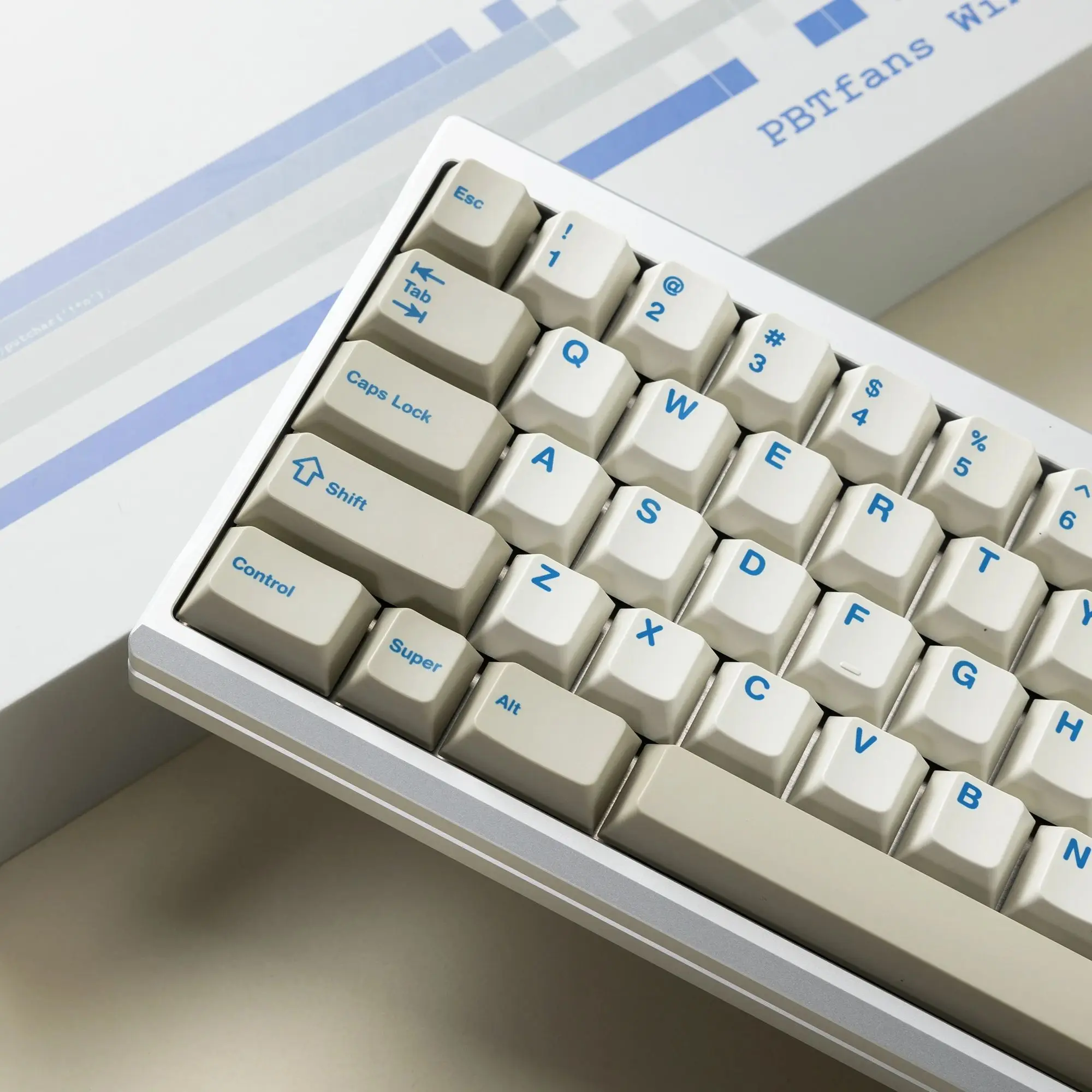 [기본 키트] PBTfans 윈도우 뷰 PBT 소재 염료 승화 체리 프로파일 KBDfans 키캡 레트로