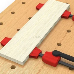 1 Set Fixed Clamps Quick Desktop Clamps Woodworking Tools Workbench Auxiliary Fixtures and Accessories Woodworking Processing