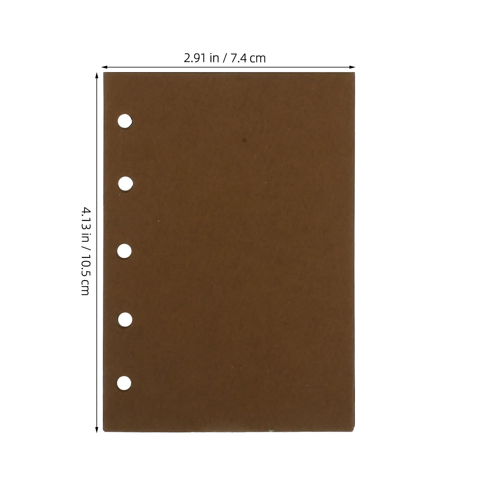 300pcs 두꺼운 부드러운 루스리프 노트 리필 용지 A7 나선형 여행용 노트북용 줄지어진 메모장 교체용 삽입물 학생용